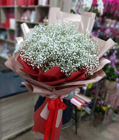 Букет цветов из: Гипсофила в Кузяево