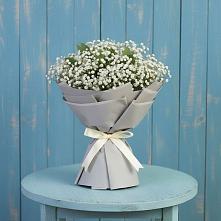 Букет цветов из:  Гипсофила в Кузяево