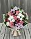 Букет цветов из: Альстромерии, Гвоздики, Розы и Хризантемы в Кузяево