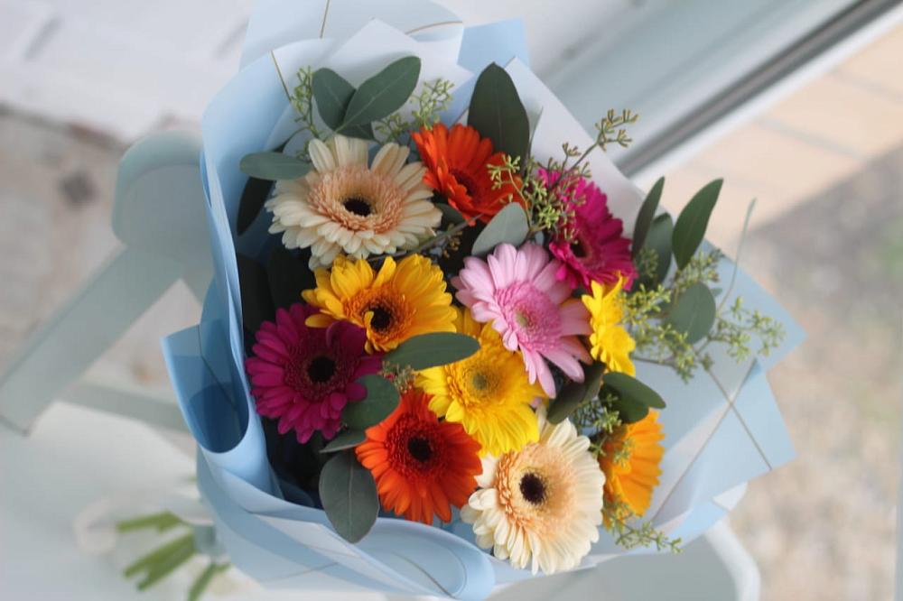 Букет цветов из: Герберы в Кузяево