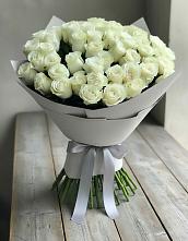 Букет 35 Белых роз в Кузяево