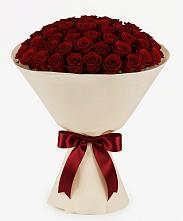 Букет 101 Бордовая роза Блэк Бакарра в Кузяево
