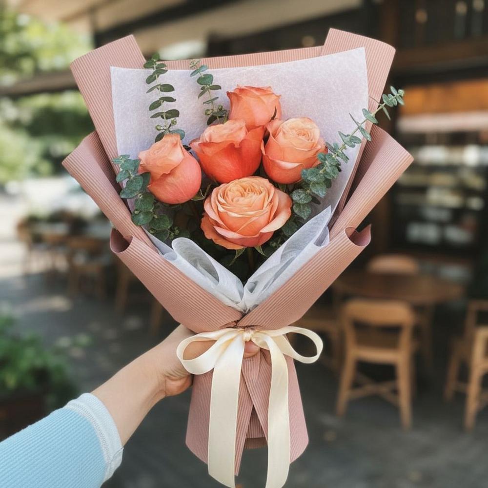 Букет цветов из: Розы в Кузяево