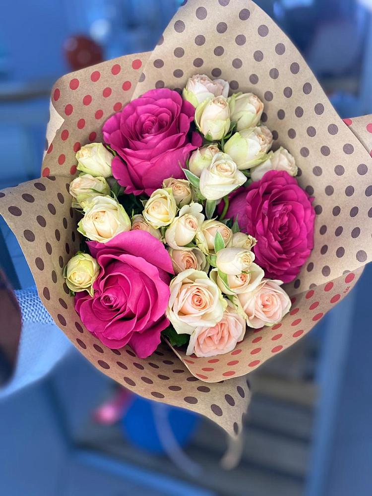 Букет цветов из: Розы в Кузяево