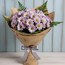 Букет цветов из:  Хризантемы в Кузяево