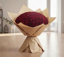 Букет 101 Красная роза в Кузяево