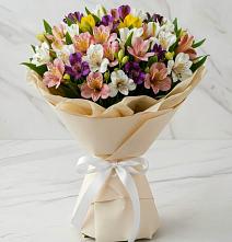 Букет цветов из:  Альстромерии #REPLACE_PRED# Кузяево