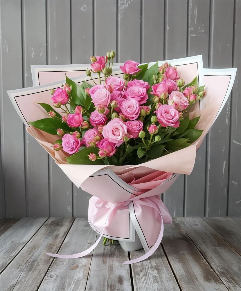 Букет Розовый кустик в Кузяево