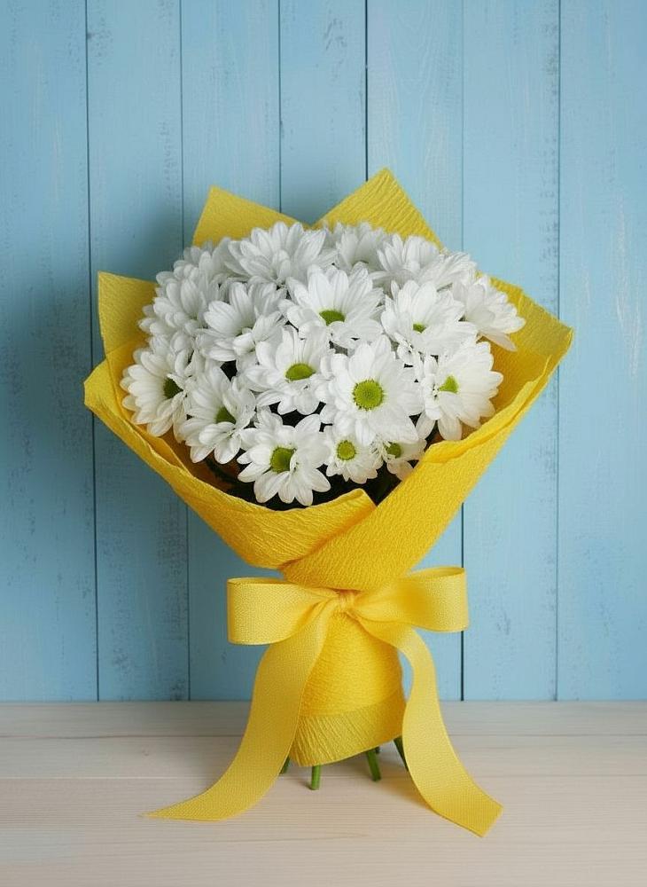 Букет цветов из: Хризантемы в Кузяево