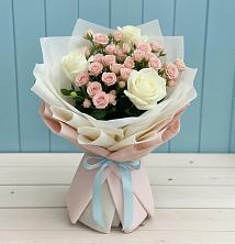 Букет цветов из:  Розы в Кузяево