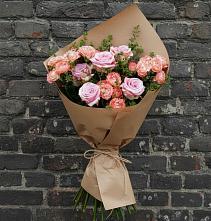 Букет цветов из:  Розы в Кузяево