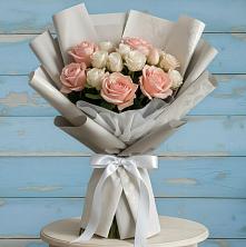 Букет цветов из:  Розы в Кузяево
