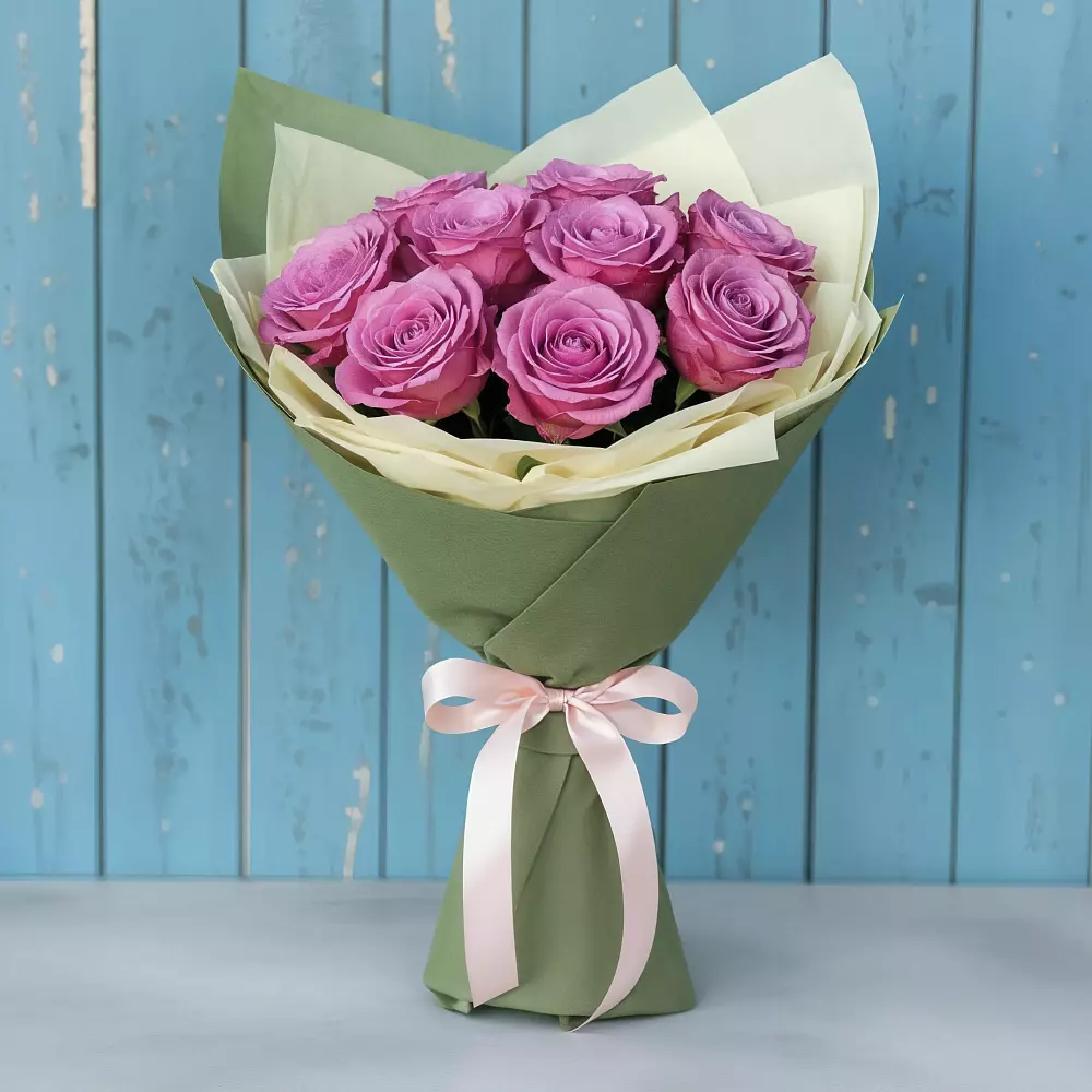 Букет Розы Фёрст Леди в Кузяево