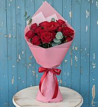 Букет цветов из:  Розы в Кузяево