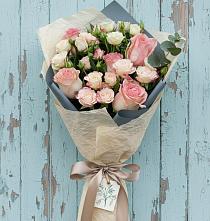 Букет цветов из:  Розы в Кузяево