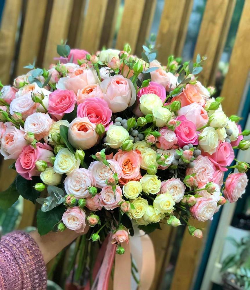 Букет цветов из: Розы в Кузяево