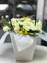Композиция бриллиант в Кузяево Цветочная композиция из Розы в Кузяево