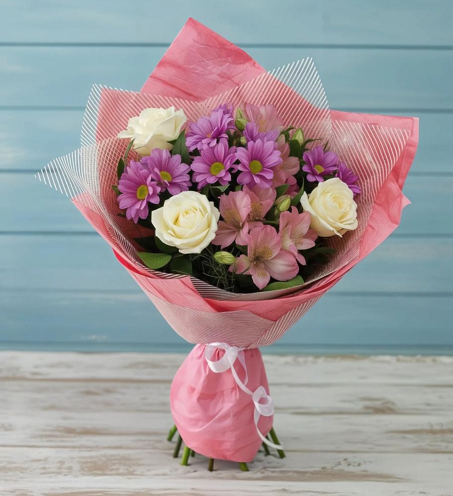 Букет цветов из: Герберы в Кузяево