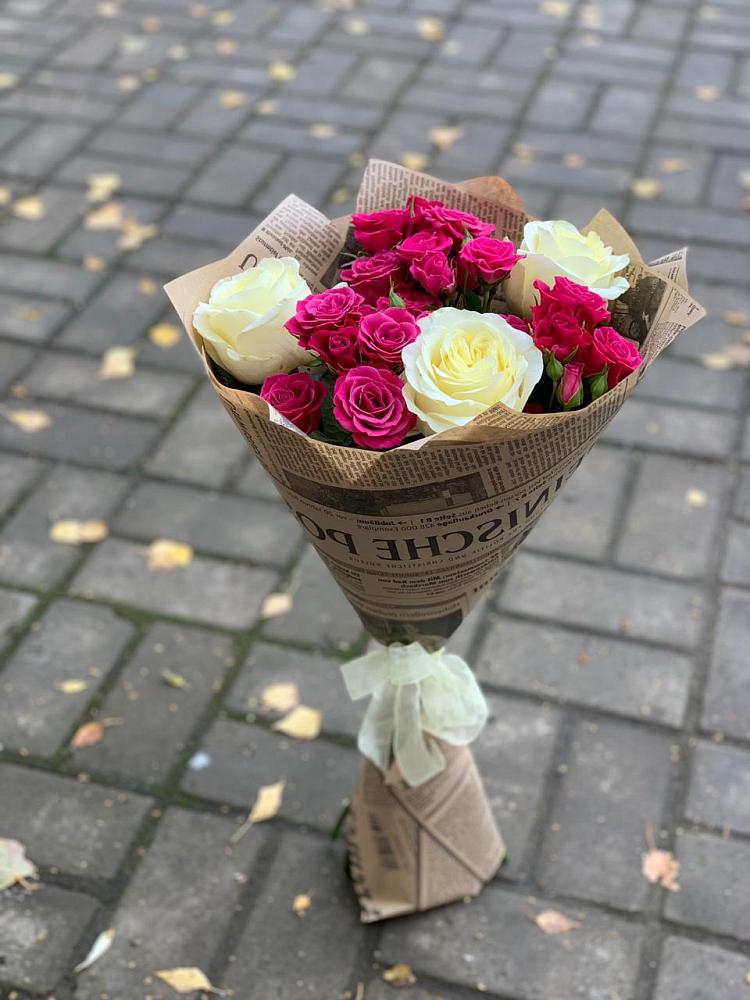 Букет цветов из: Розы в Кузяево