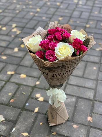 Букет цветов из: Розы в Кузяево