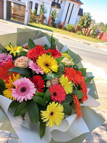 Букет цветов из: Герберы в Кузяево