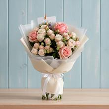 Букет цветов из:  Розы в Кузяево