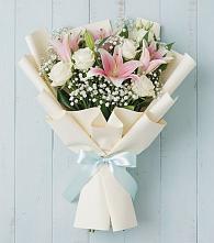 Букет цветов из:  Лилии в Кузяево