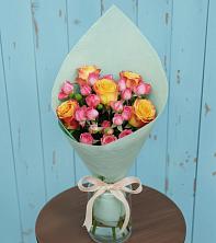 Букет цветов из:  Розы в Кузяево
