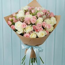 Букет цветов из:  Розы в Кузяево